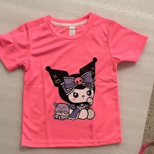 SANRIO FOR HELLO KITTY- KUROMI GIRLS T-SHIRT NIP SZ 6-7 yrs